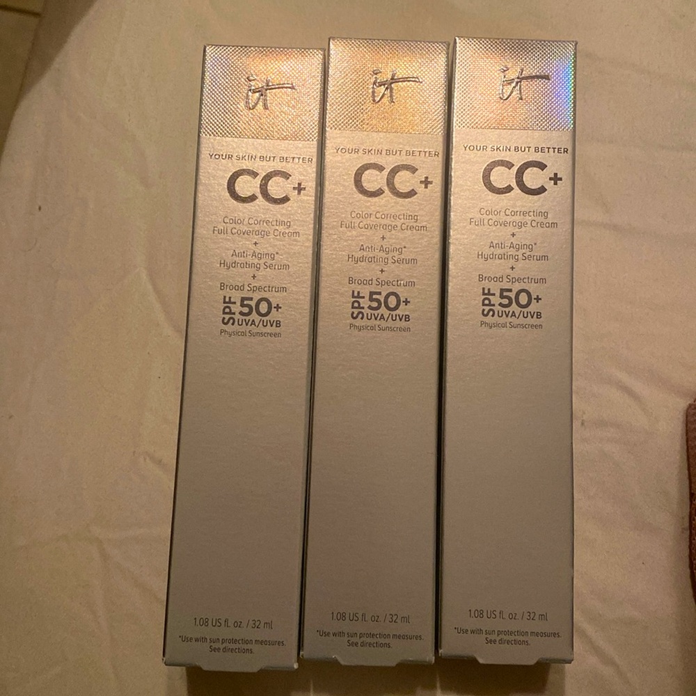 color correcting full coverage Cream+Anti Aging Hydrating Serum
